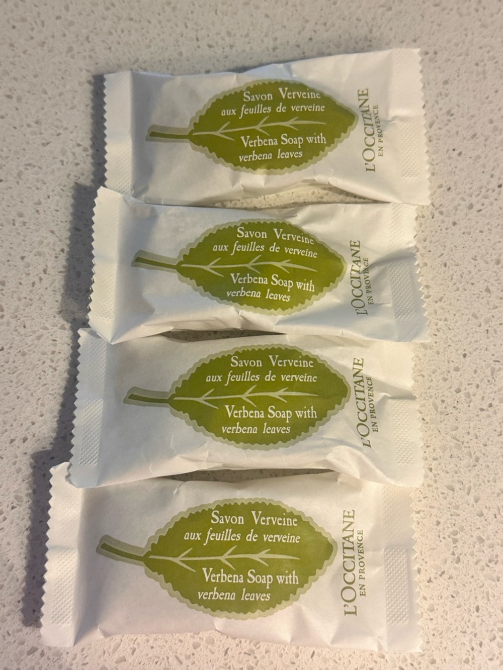 L'OCCITANE Verbena Soap Bars - White & Green Pack